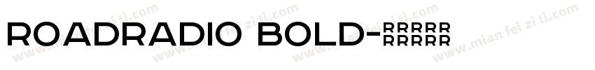 RoadRadio Bold字体转换